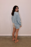 To The Moon And Back Mint Splice Colorblock Shorts