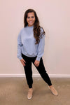 Lounge All Day Sky Blue Pullover
