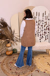 Giving Time Camel Sweater Vest